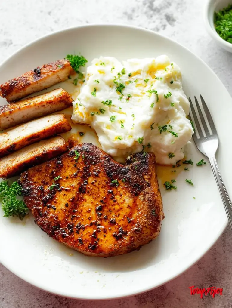 Air Fryer Pork Chops - No Breading