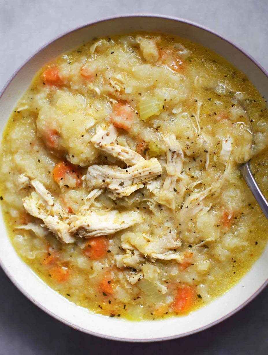 Anti-Inflammatory Cauliflower Chicken Soup