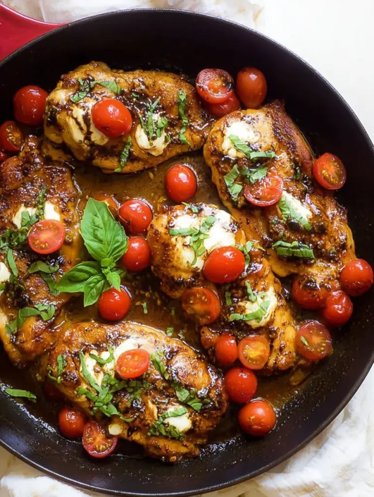 Balsamic Glazed One Pan Chicken