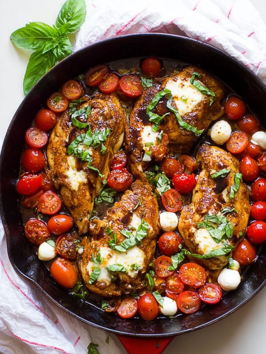 Balsamic Glazed One Pan Chicken