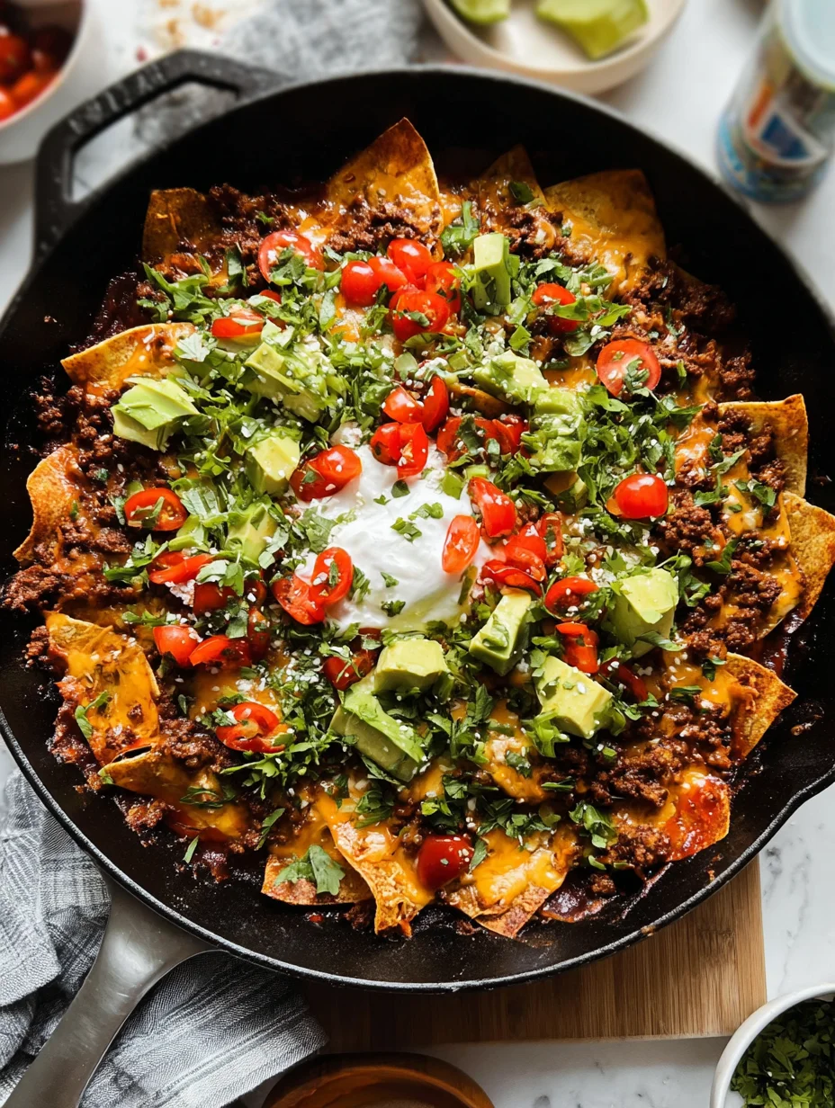 Beef Skillet Enchiladas