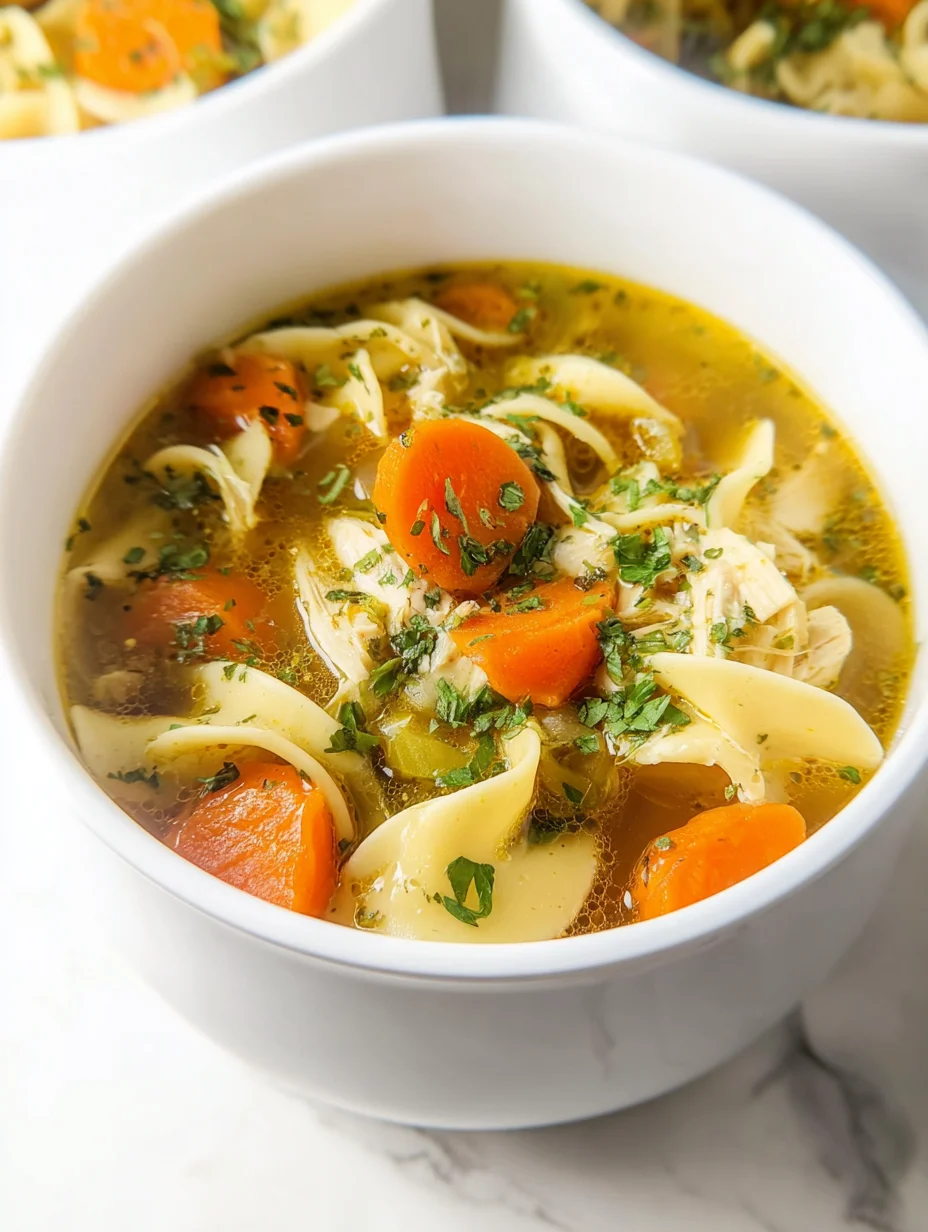 Best Chicken Noodle Soup with Egg Noodles
