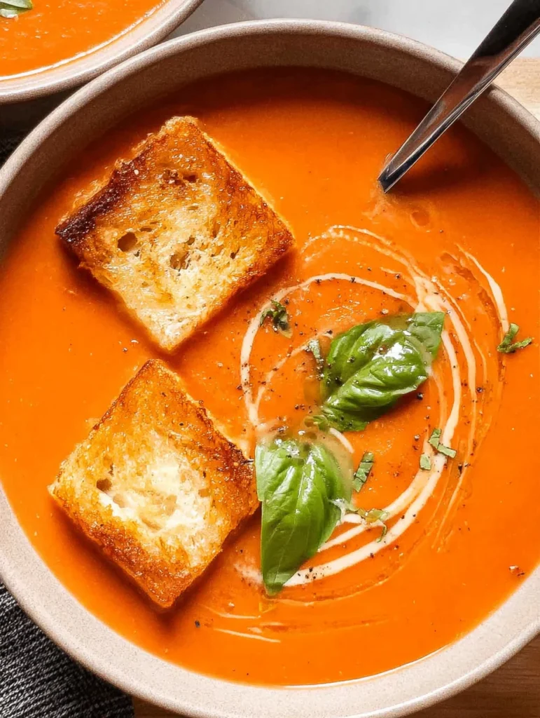 Best Homemade Tomato Soup Recipe