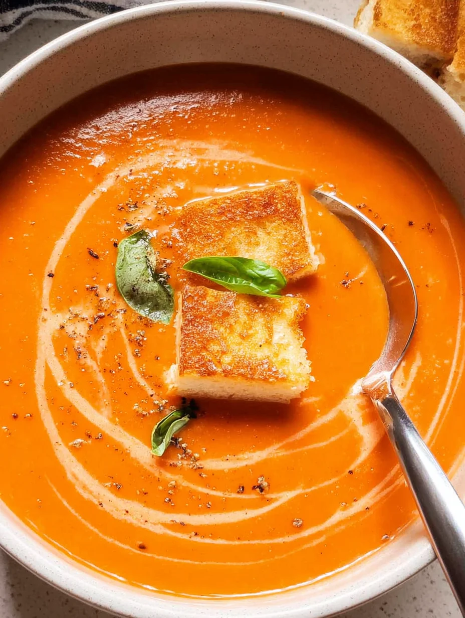 Best Homemade Tomato Soup Recipe
