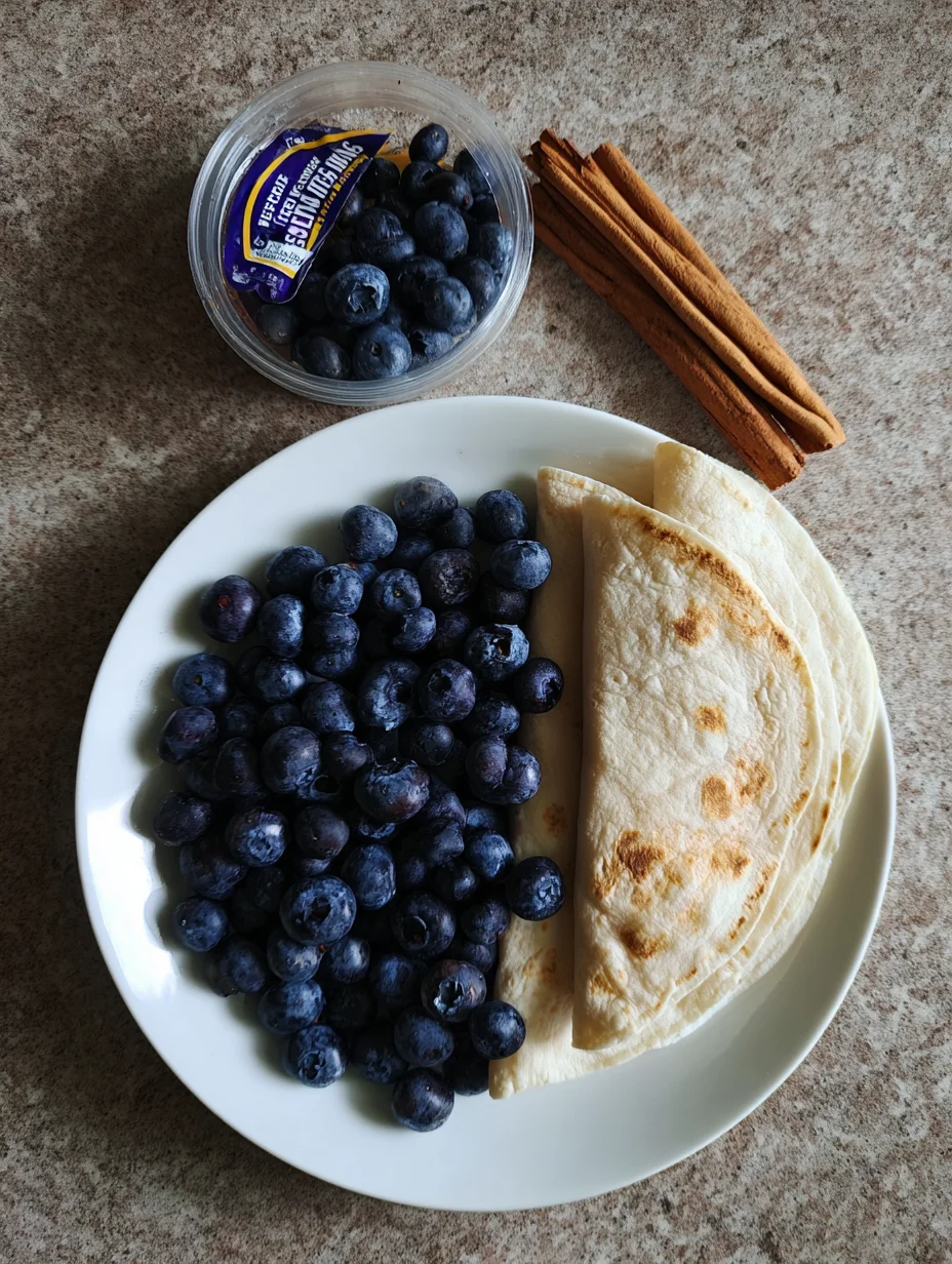 Blueberry Breakfast Quesadilla