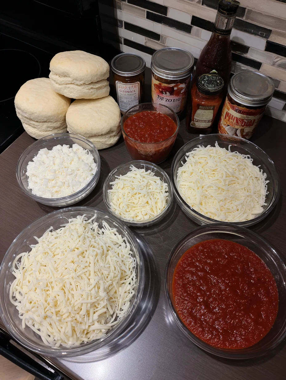 Bubble Up Biscuit Pizza Casserole