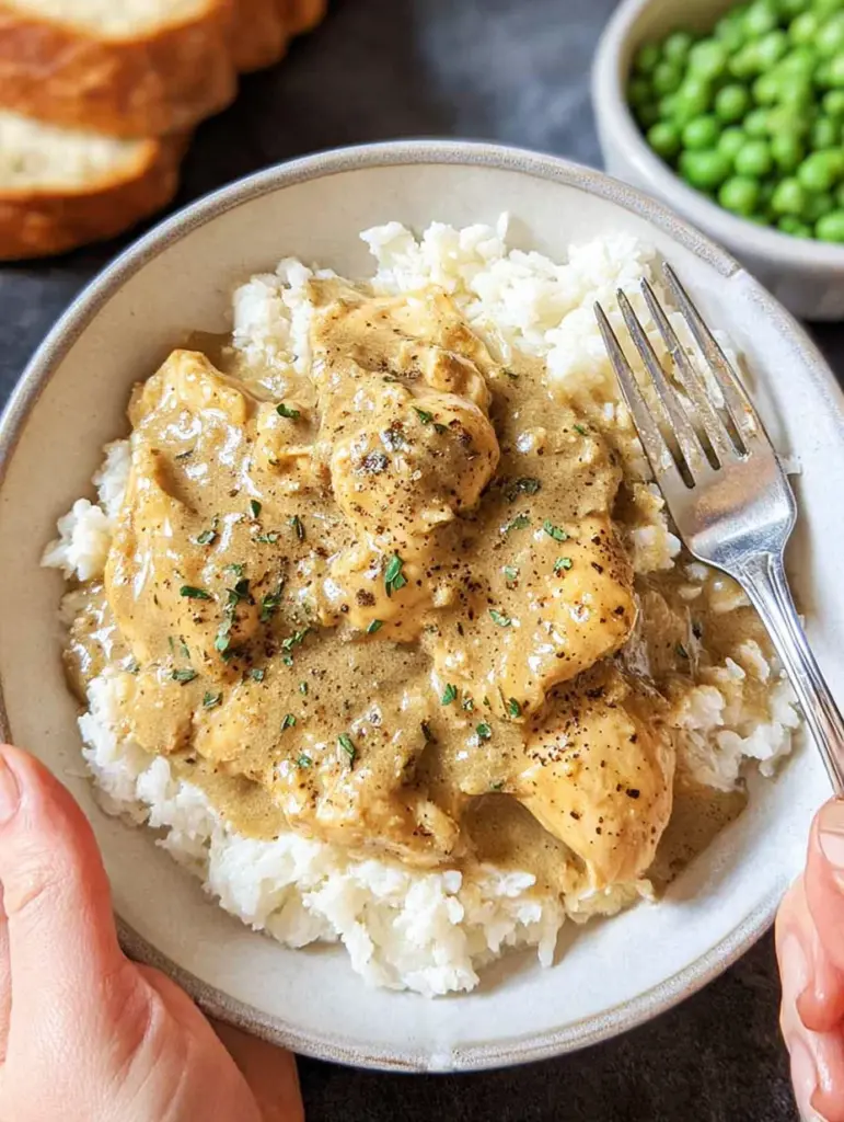Chicken and Gravy (over mashed potatoes)