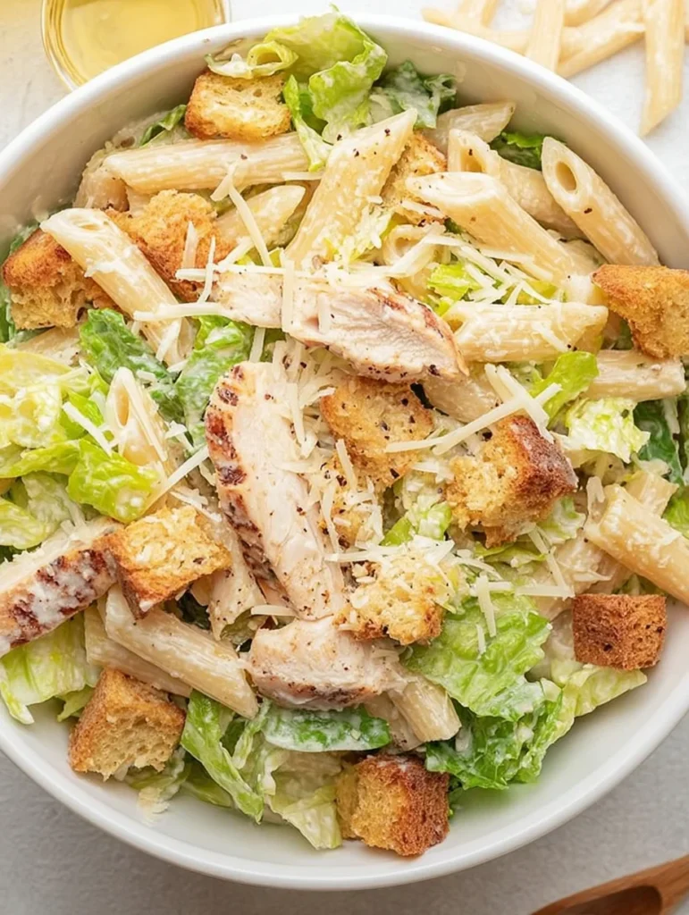 Chicken Caesar Pasta Salad