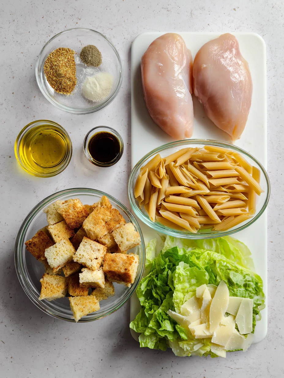 Chicken Caesar Pasta Salad