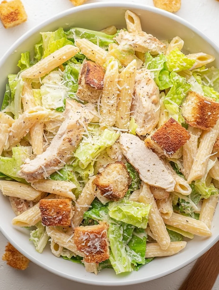 Chicken Caesar Pasta Salad