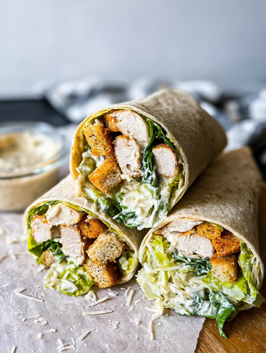 Chicken Caesar Wraps