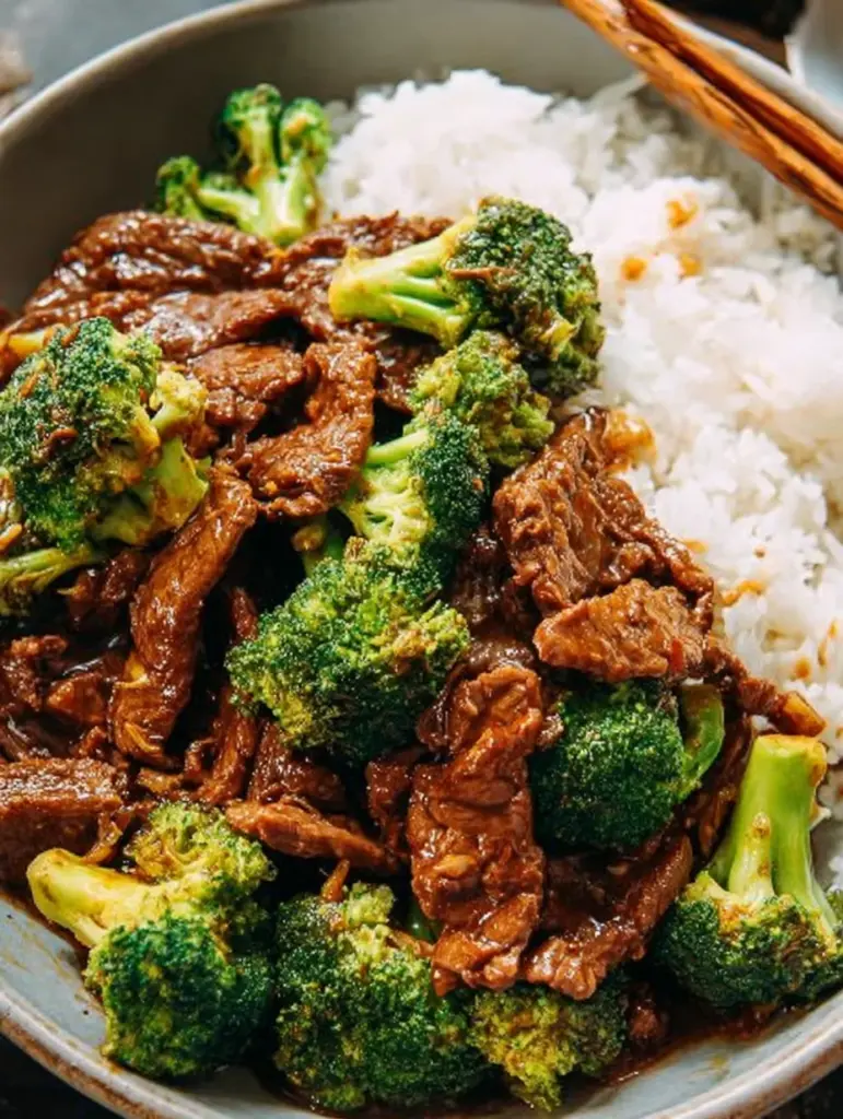 Chinese Beef and Broccoli (牛肉炒西兰花)