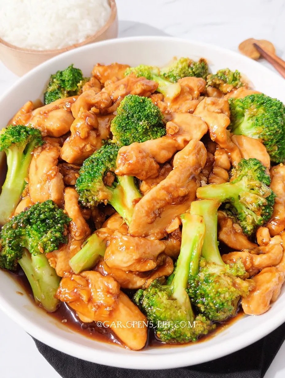 Chinese Chicken and Broccoli