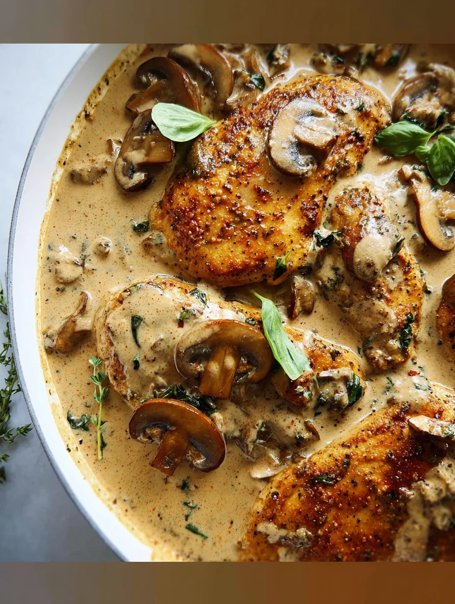 Creamy Mushroom Chicken