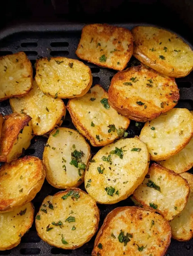 Crispy Air Fryer Sliced Potatoes