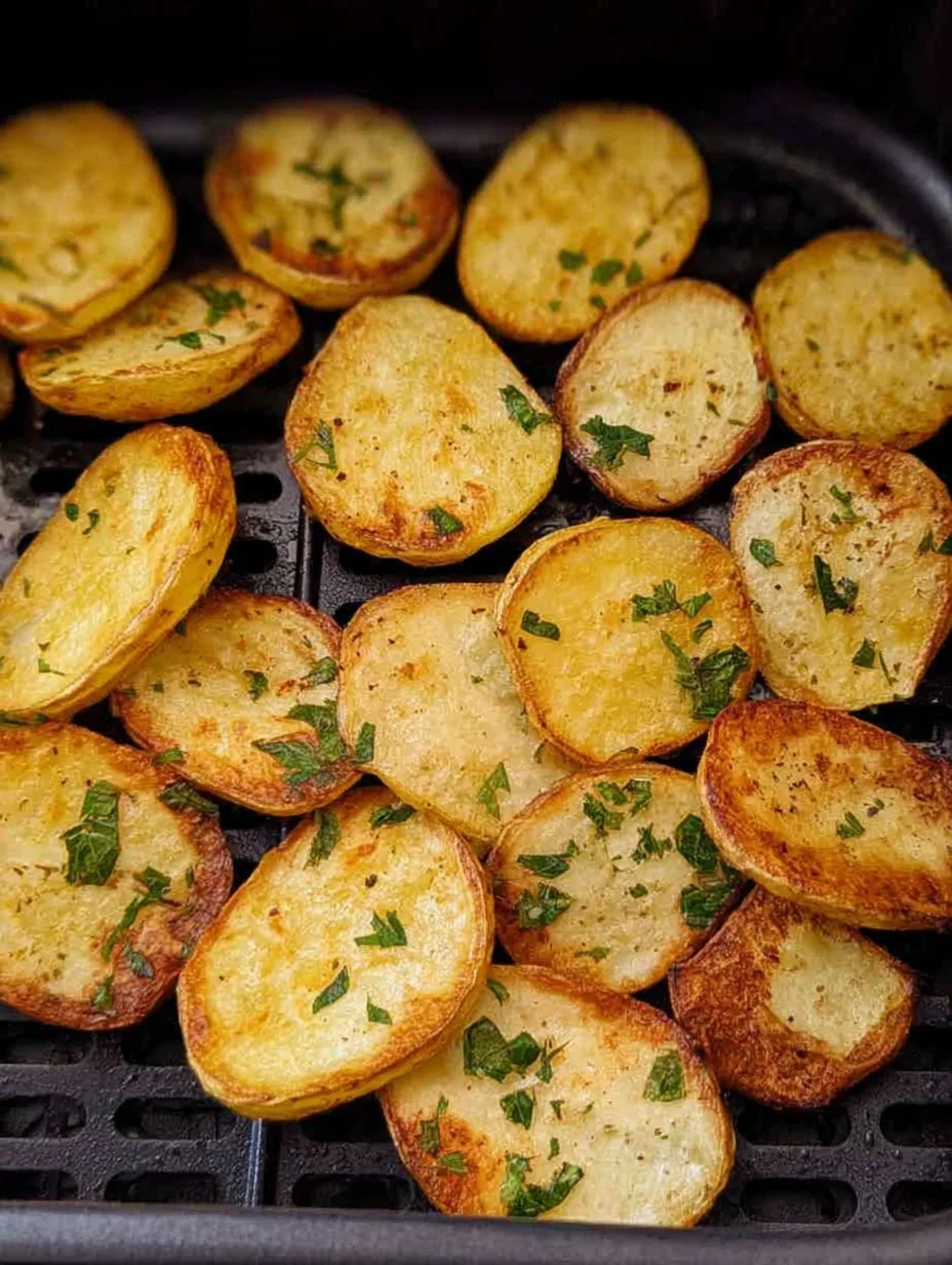Crispy Air Fryer Sliced Potatoes