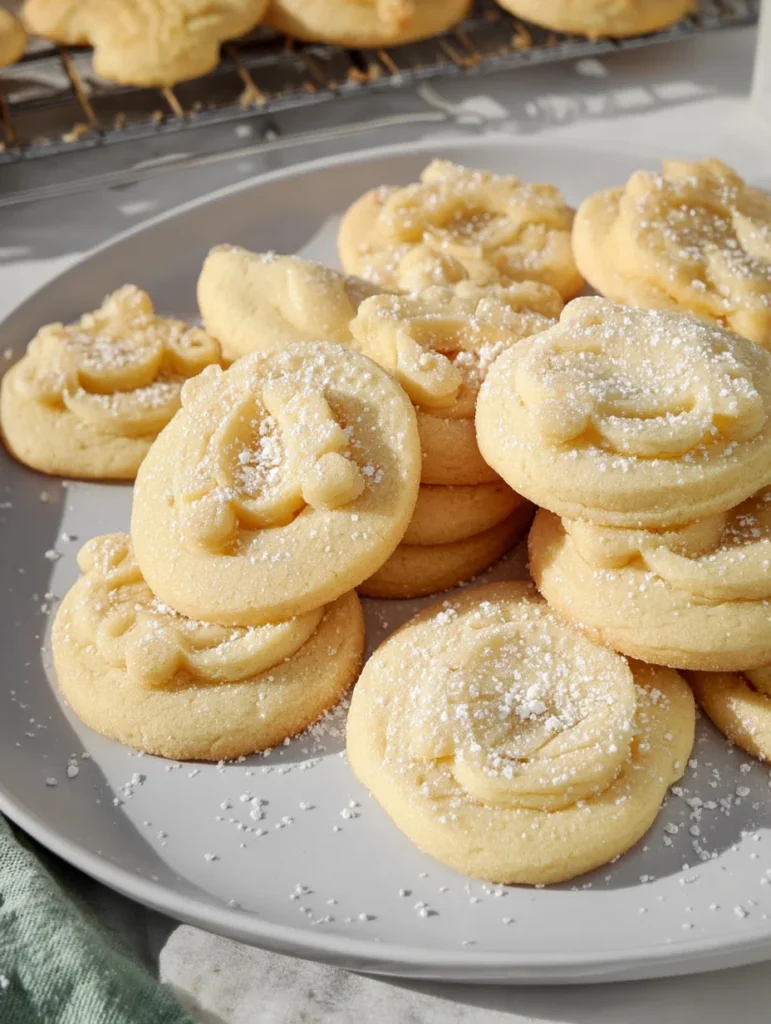 Danish Butter Cookies (Melt in your mouth)