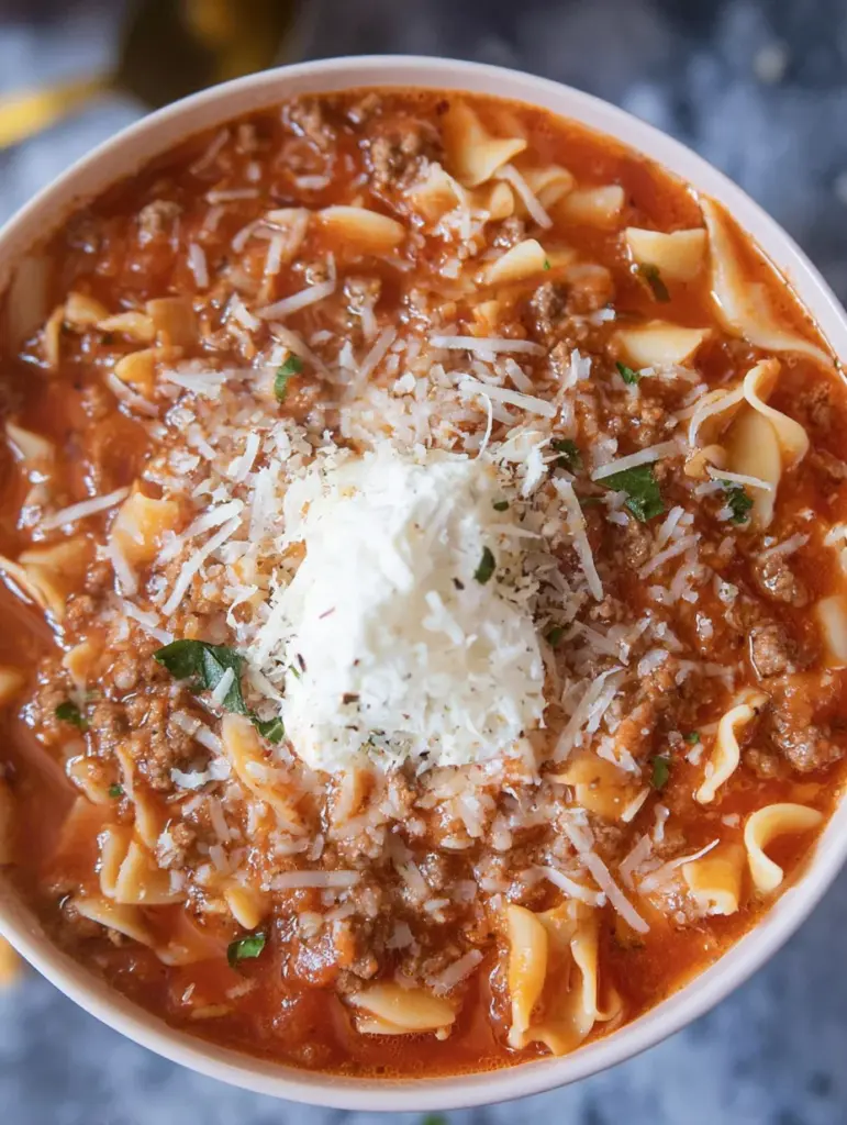 Easy Lasagna Soup Recipe