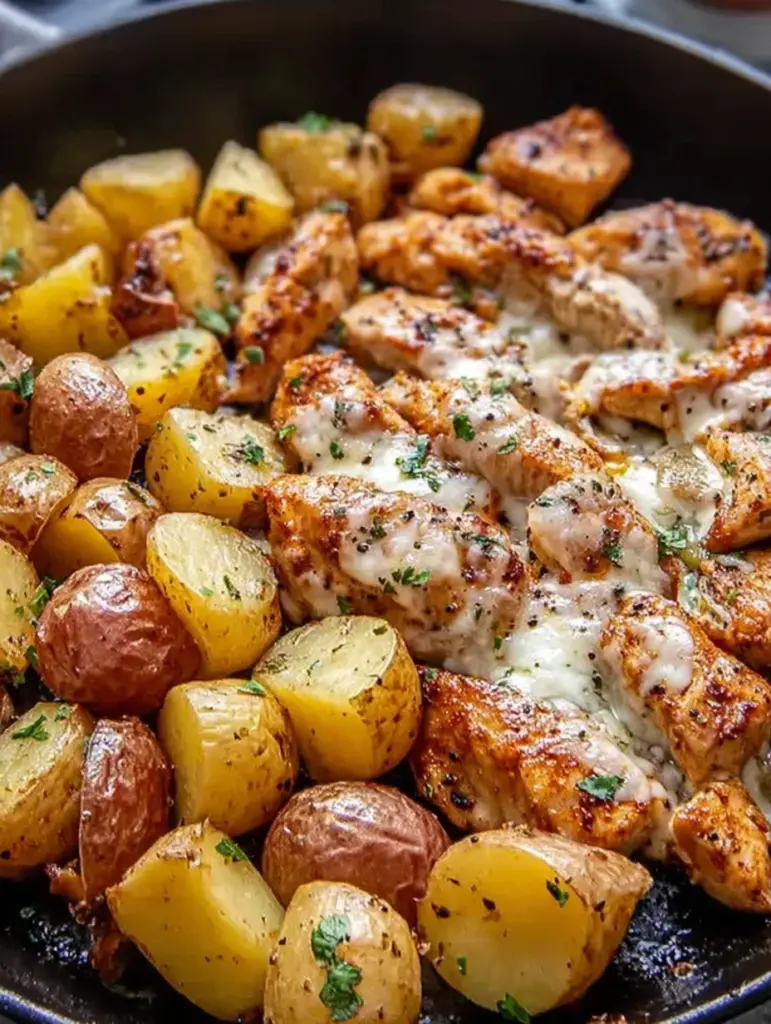 Garlic Parmesan Chicken and Potatoes