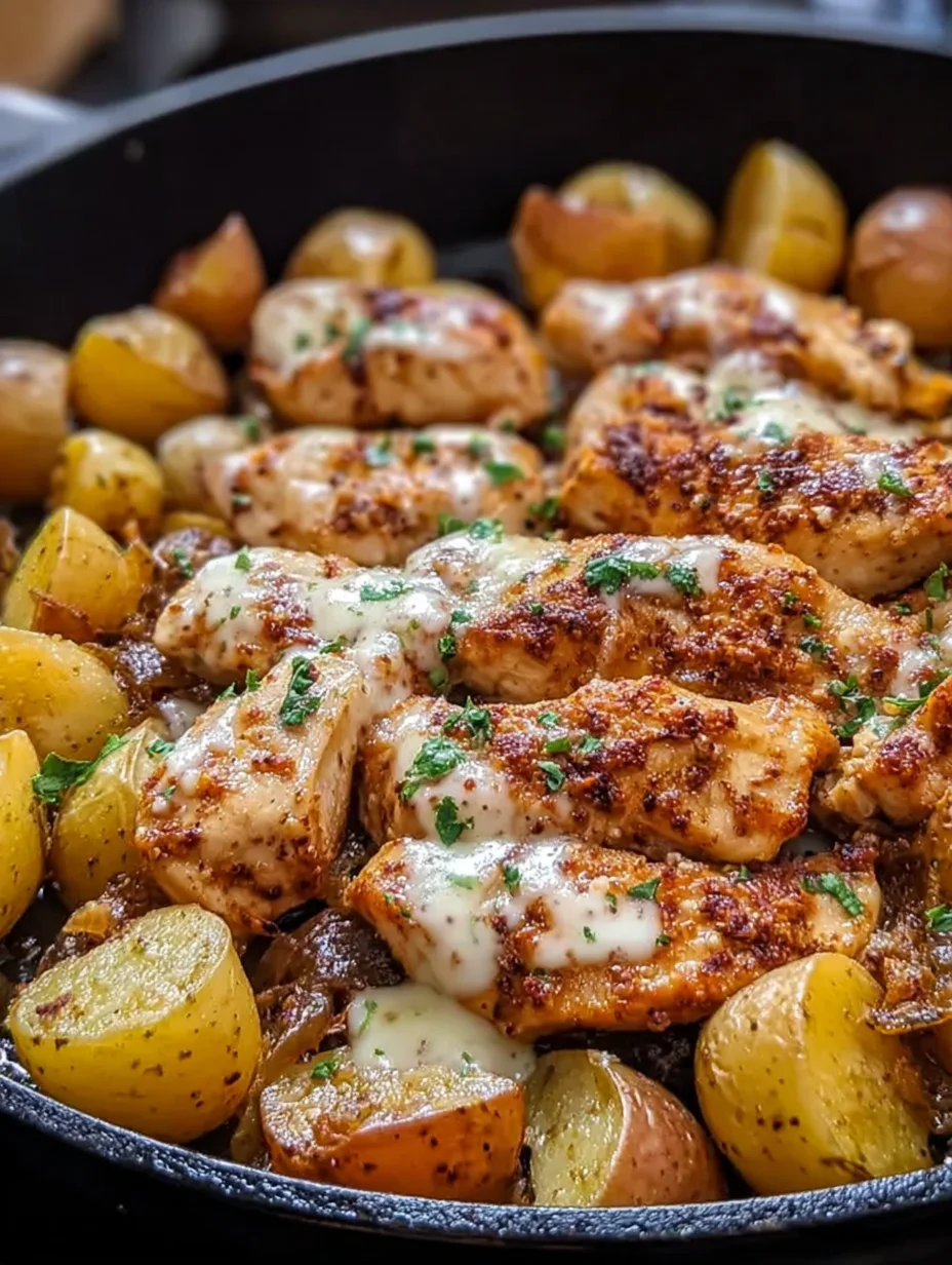 Garlic Parmesan Chicken and Potatoes