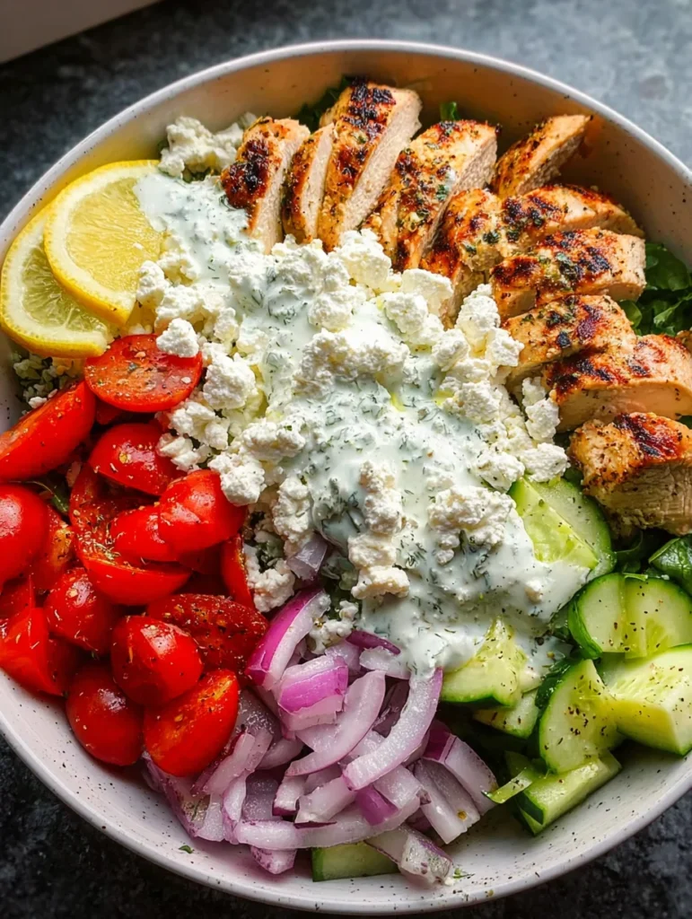 Greek Chicken Bowls