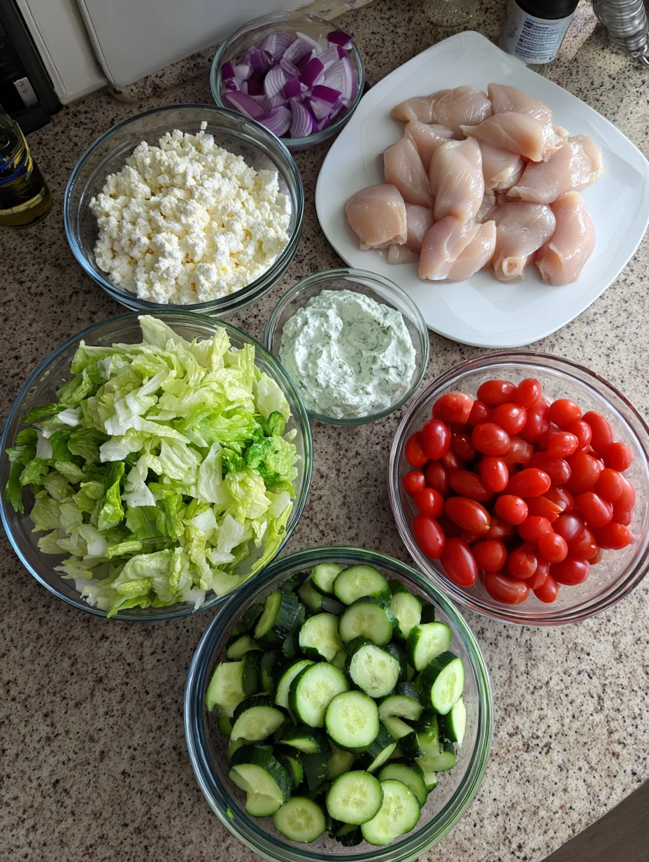 Greek Chicken Bowls
