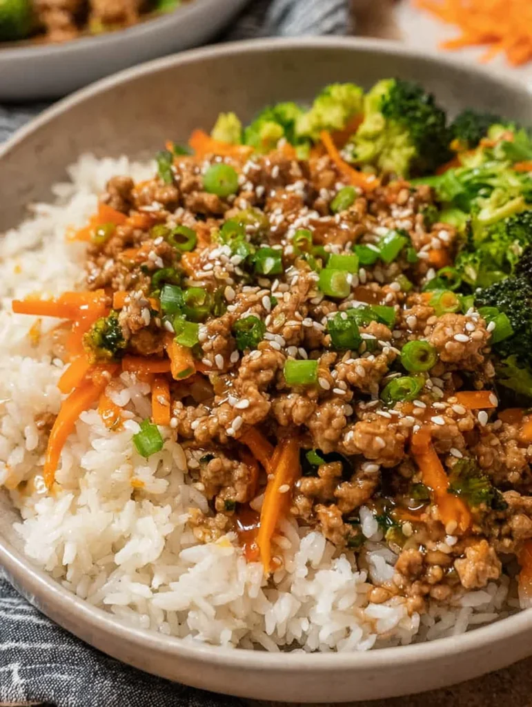 Ground Turkey Teriyaki Stir Fry