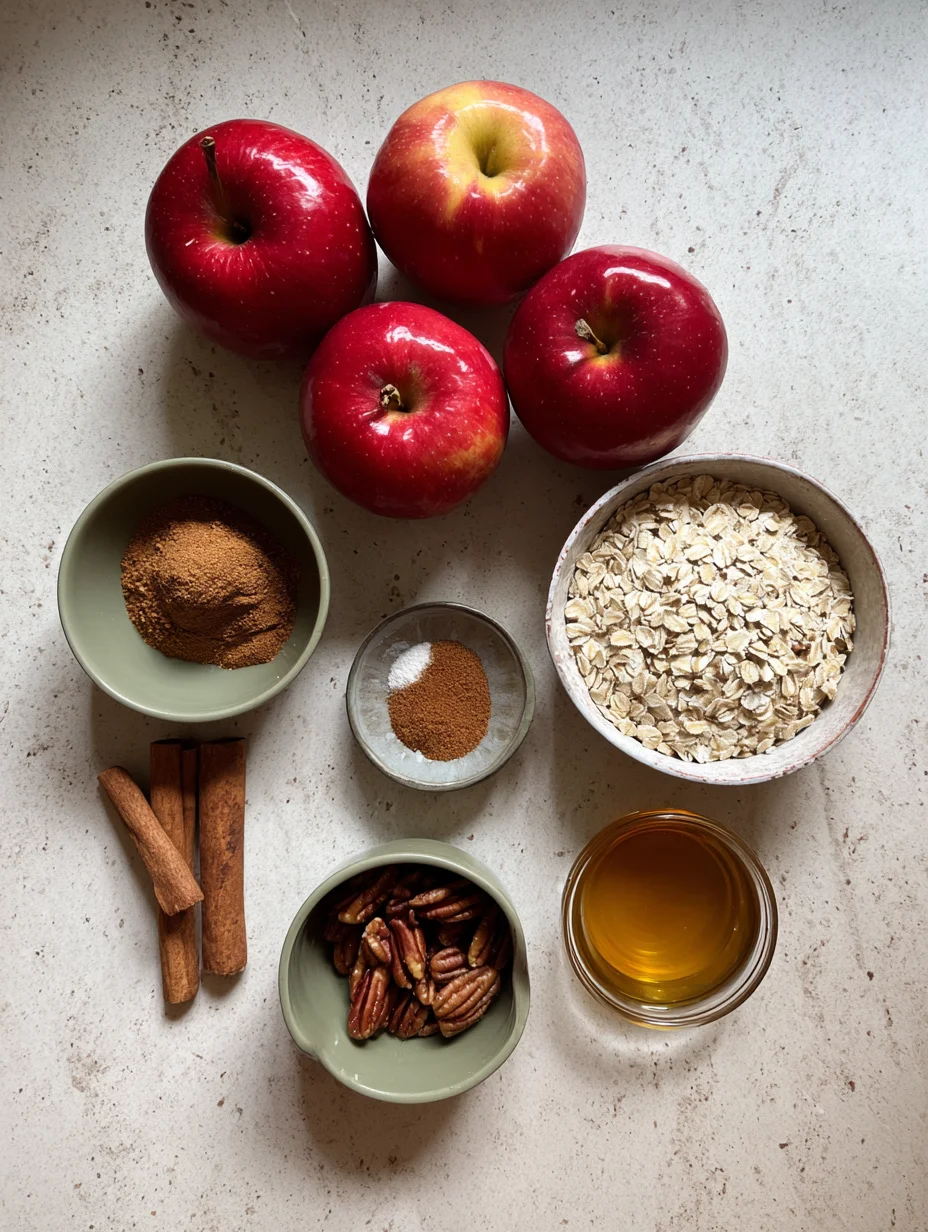 Healthy Breakfast Apple Crumble