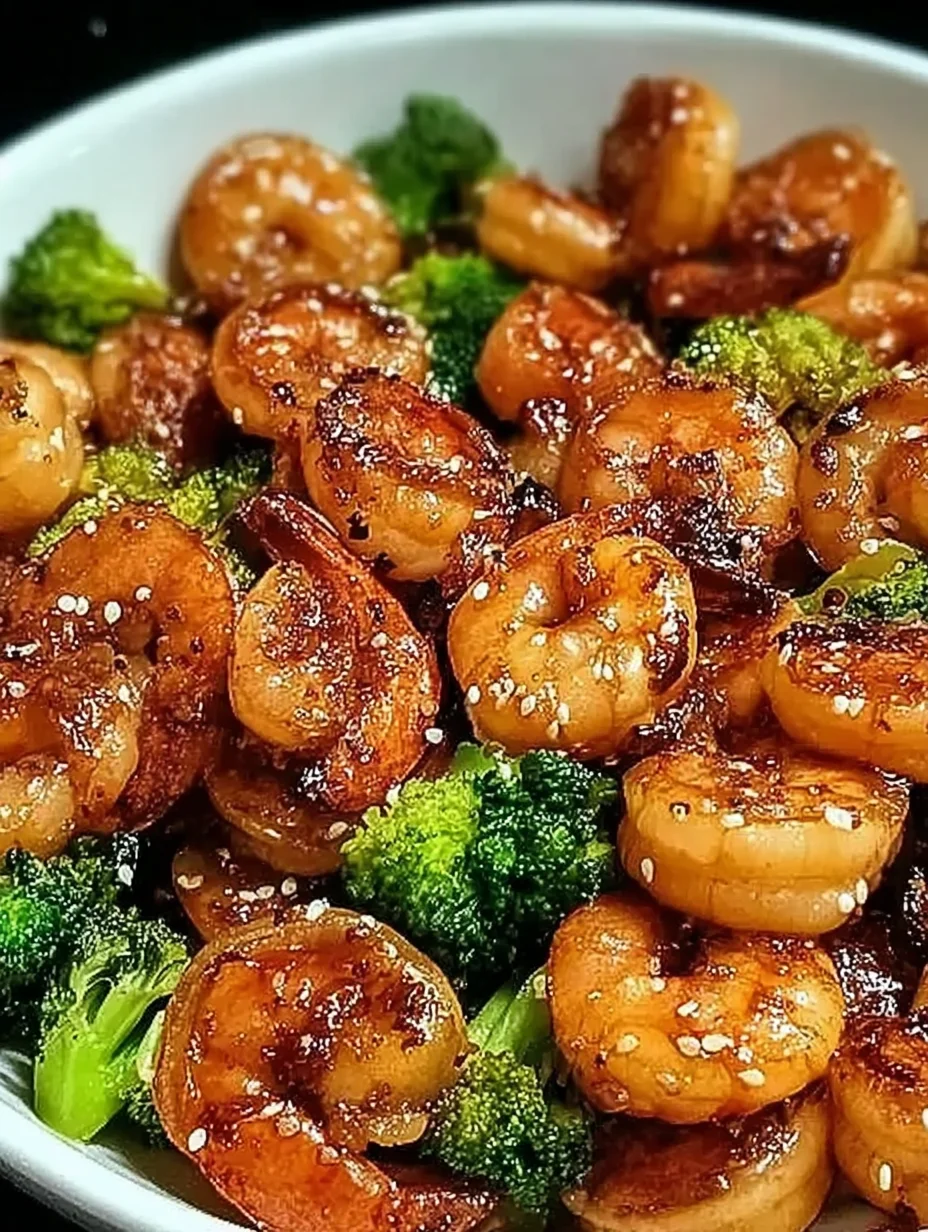High-Protein Honey Garlic Shrimp