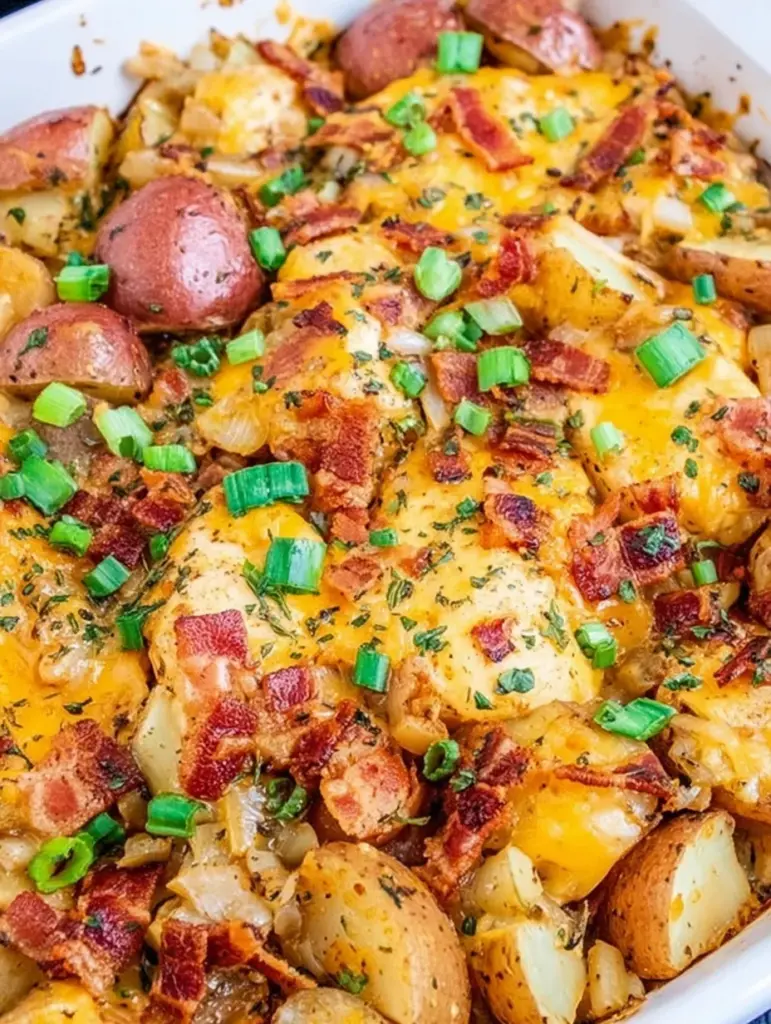 Loaded Chicken and Potato Casserole