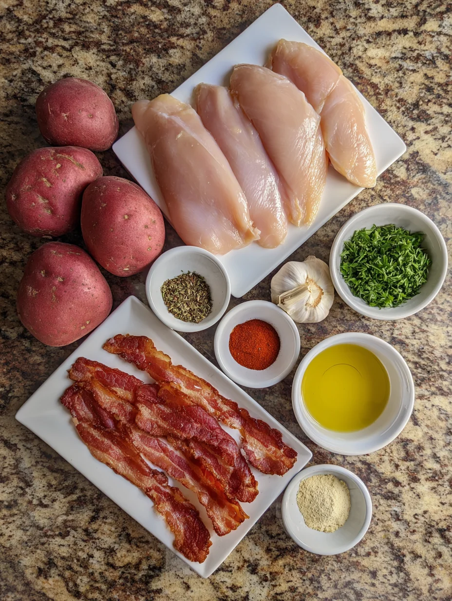 Loaded Chicken and Potato Casserole
