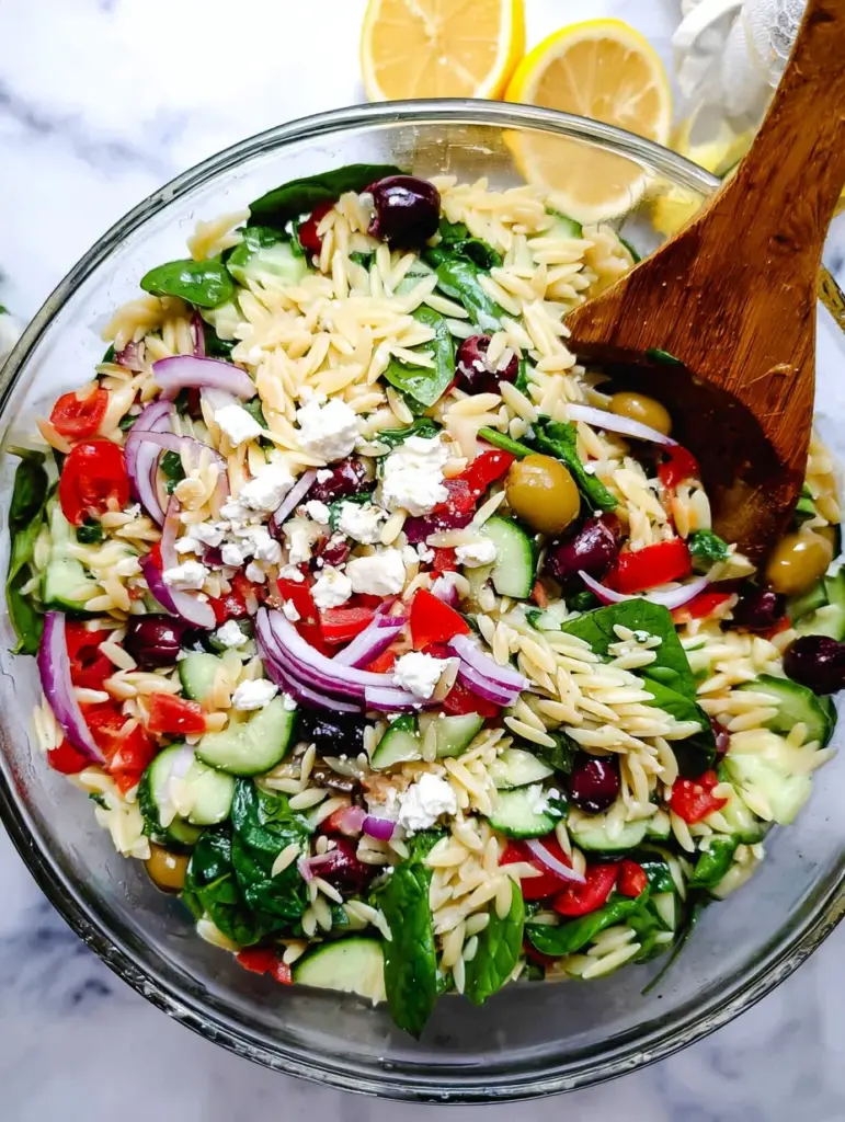 Mediterranean Orzo Salad Recipe