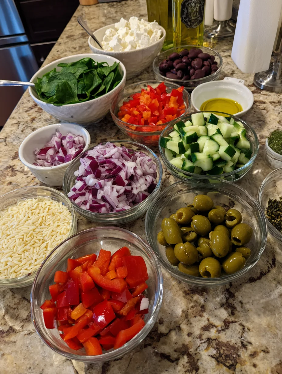 Mediterranean Orzo Salad
