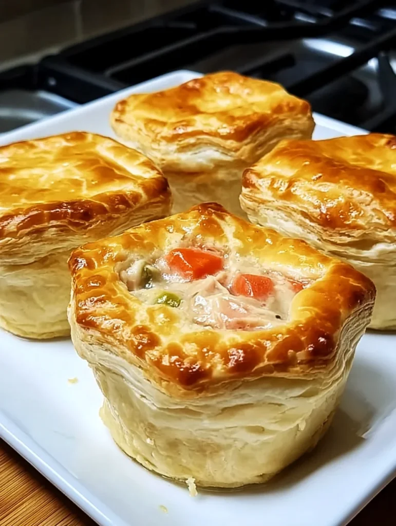 Mini chicken pot pies