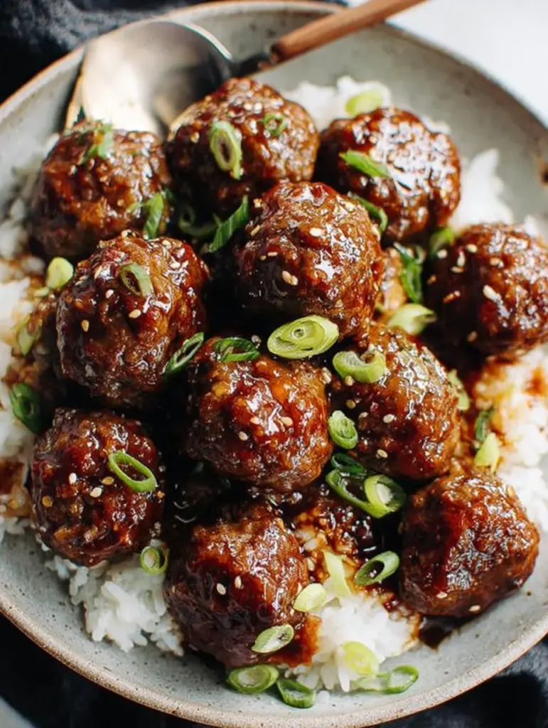 Mongolian Meatballs