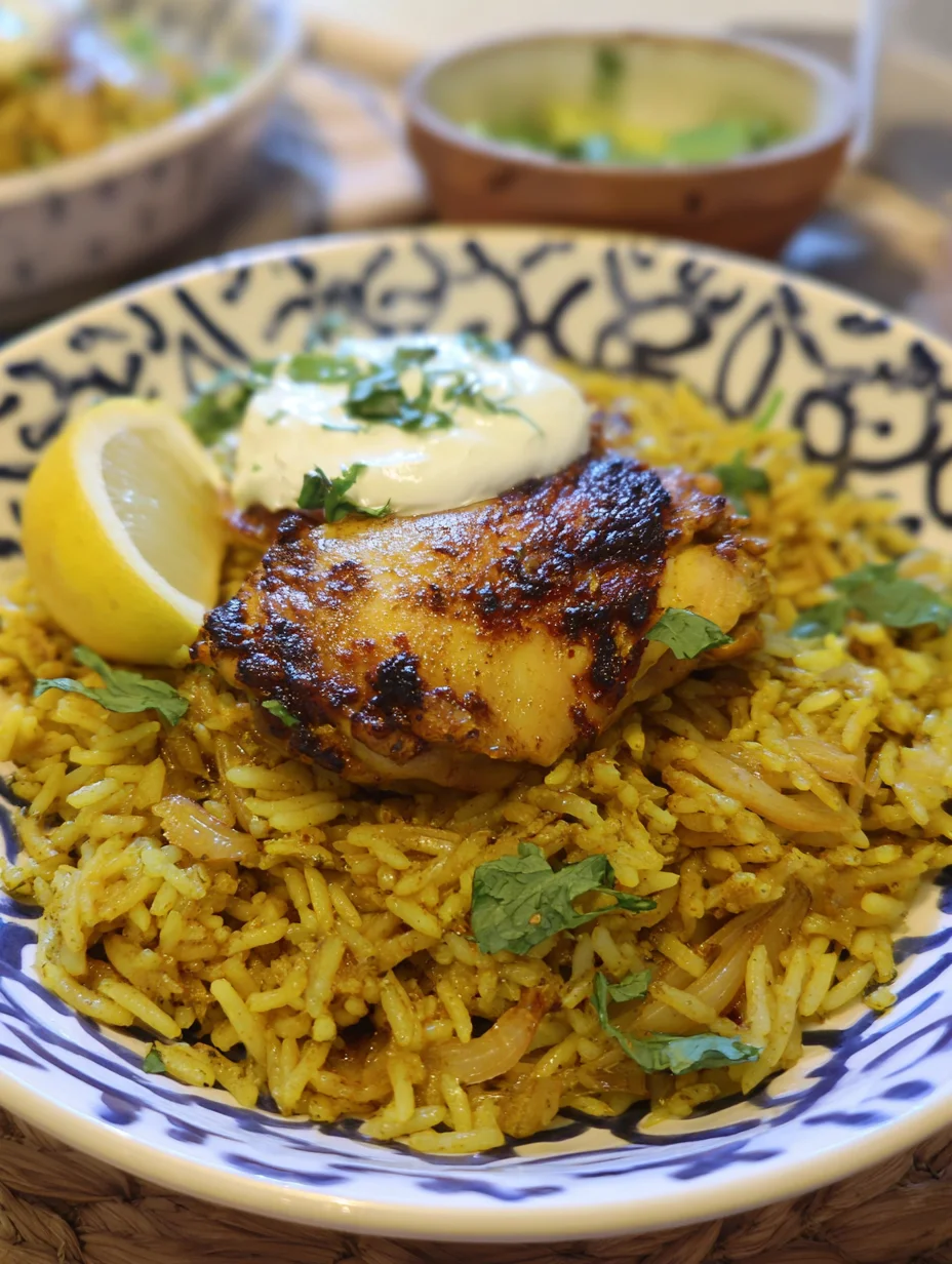 Moroccan Chicken & Rice