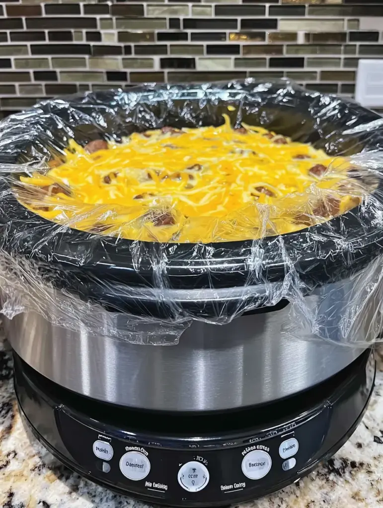 Overnight Slow Cooker Breakfast Casserole