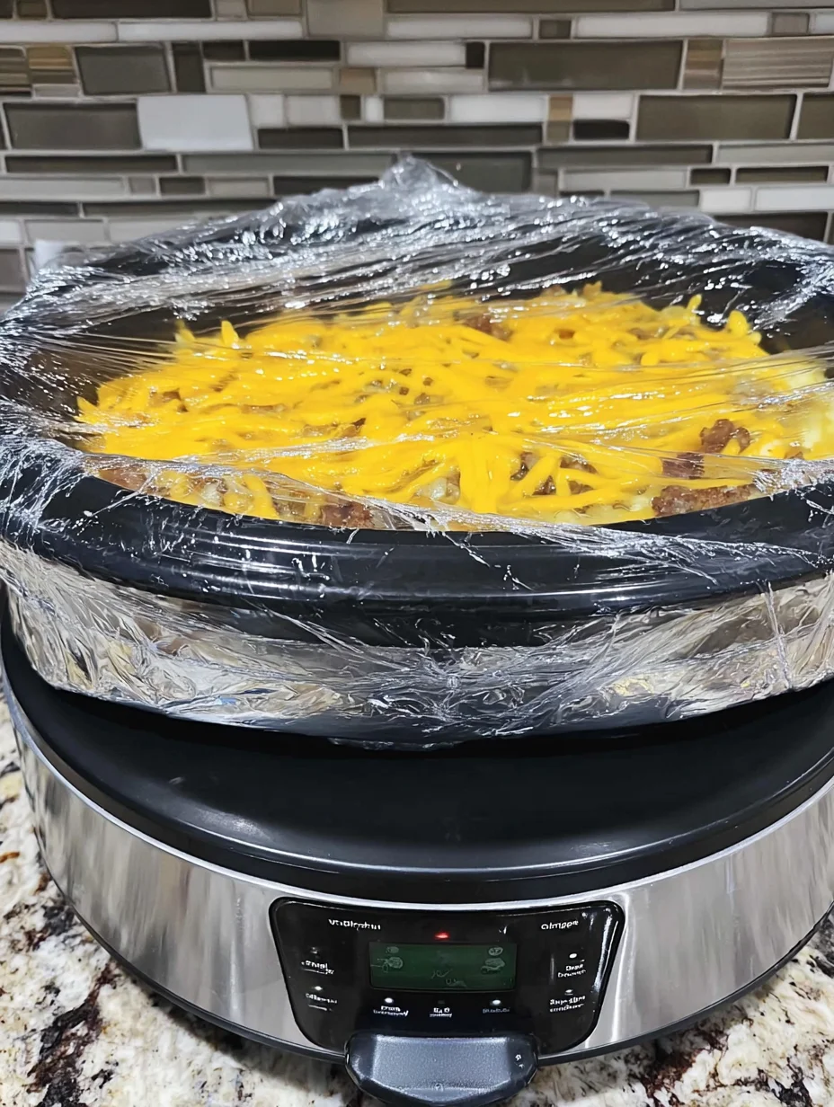 Overnight Slow Cooker Breakfast Casserole