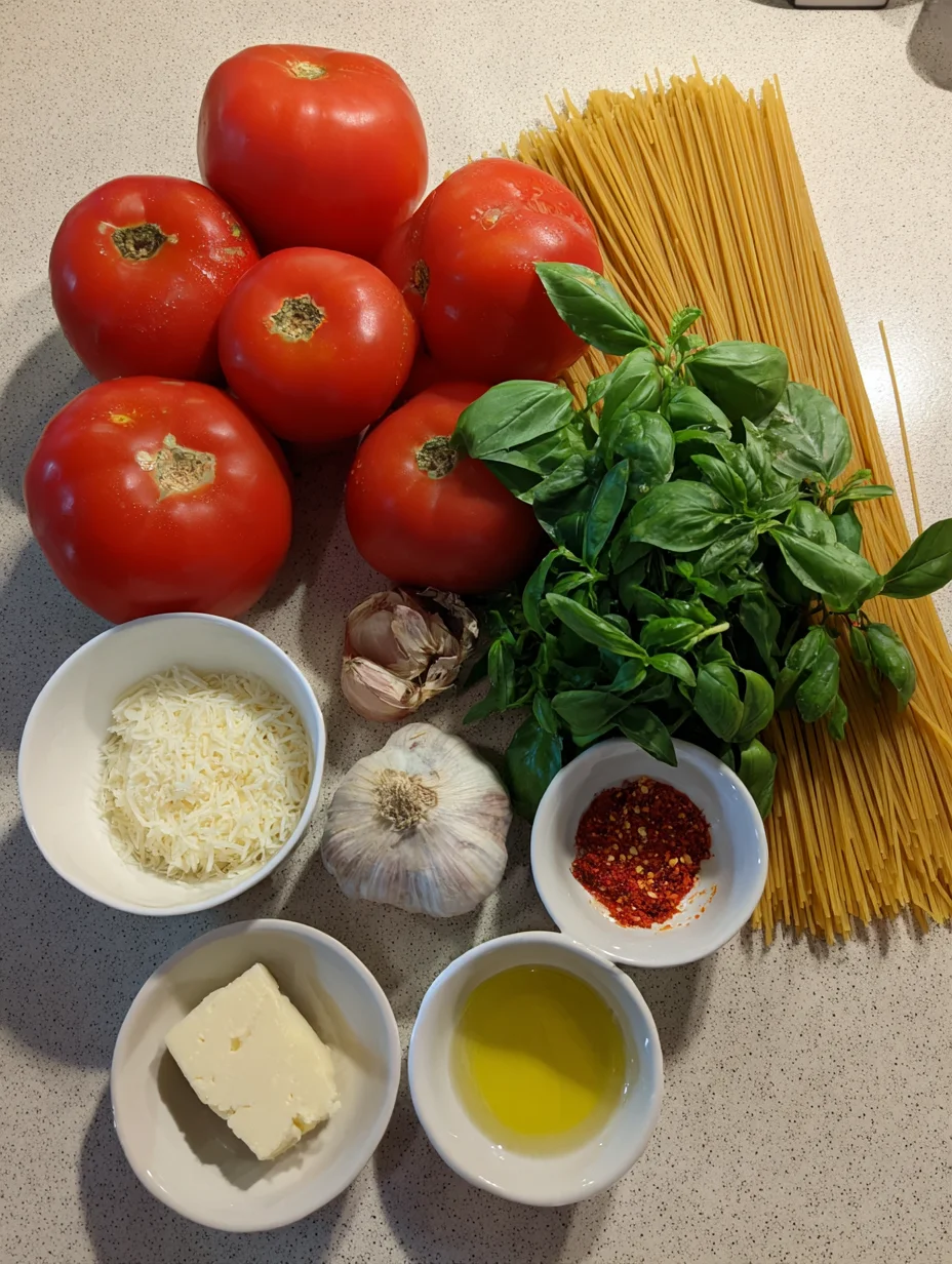 Roasted Tomato and Garlic Ricotta Pasta