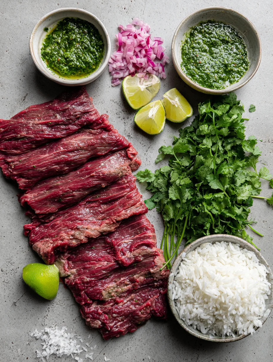Skirt Steak Rice Bowls