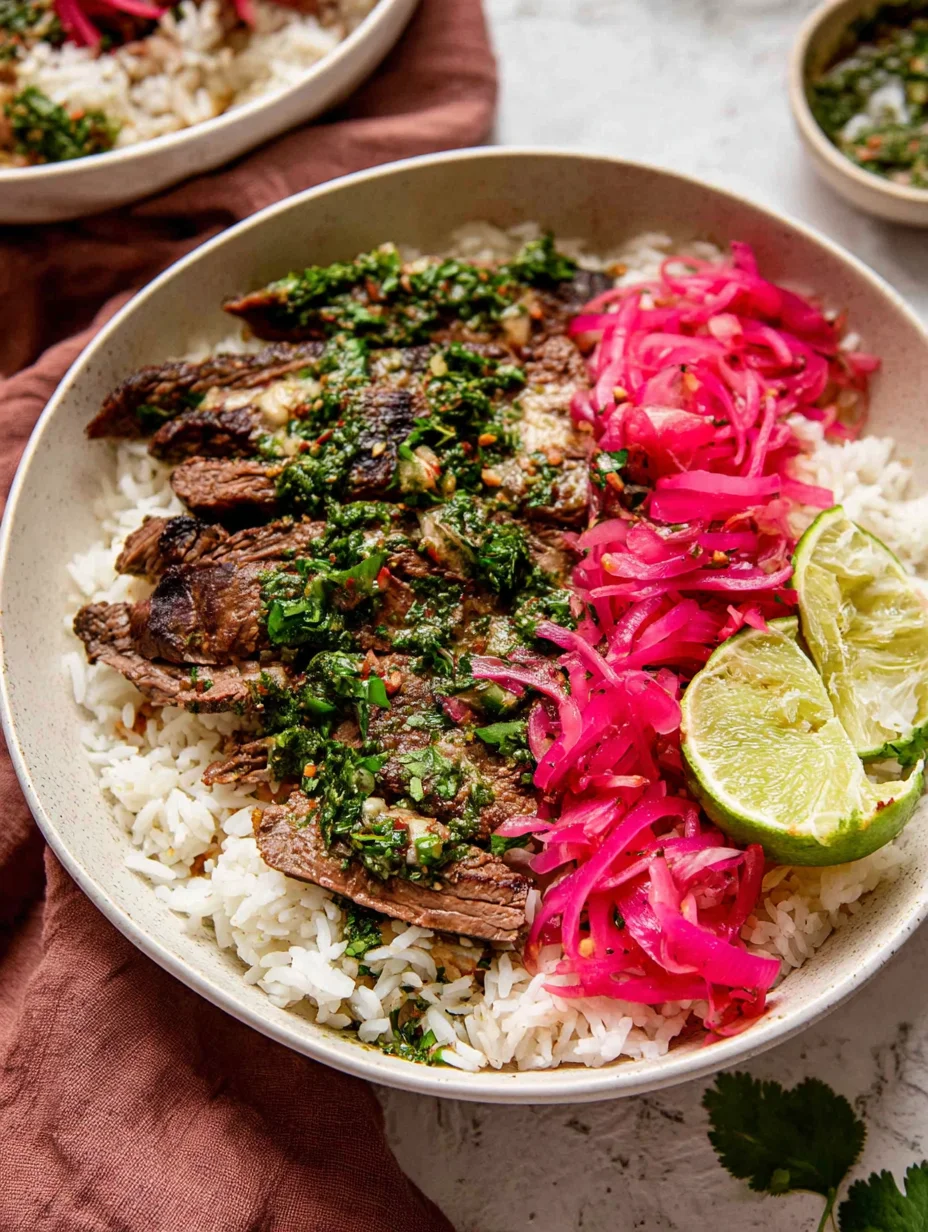 Skirt Steak Rice Bowls