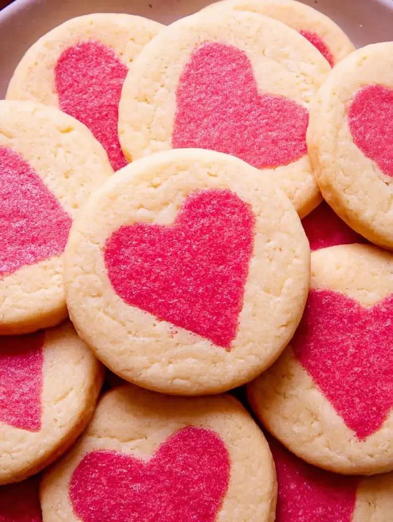 Slice and Bake Valentine's Day Cookies