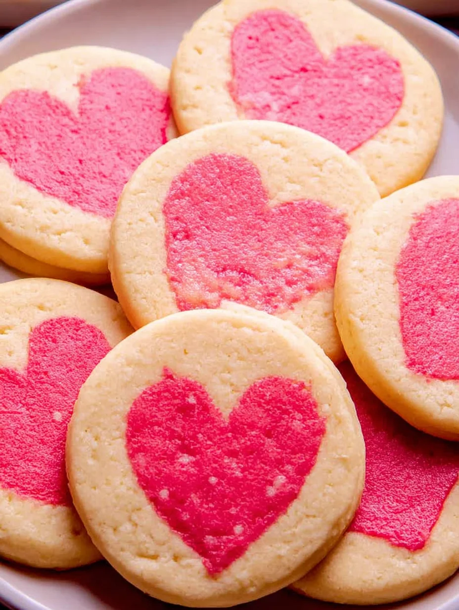 Slice and Bake Valentine's Day Cookies