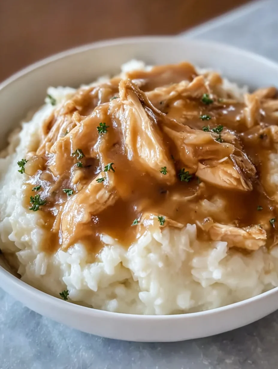 Slow Cooker Chicken and Gravy