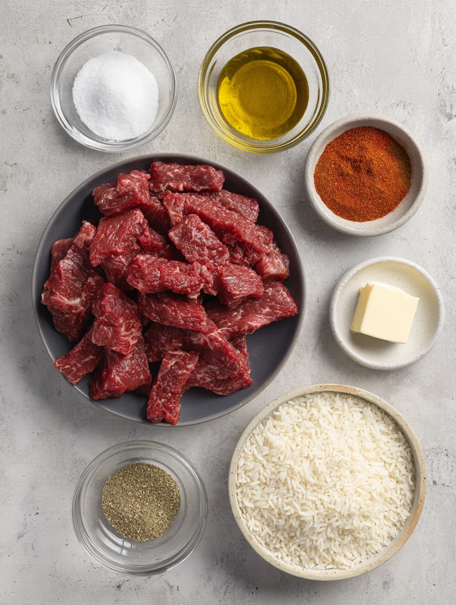 Steak Queso Rice
