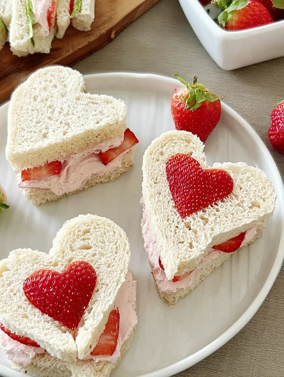 Strawberry Tea Sandwiches