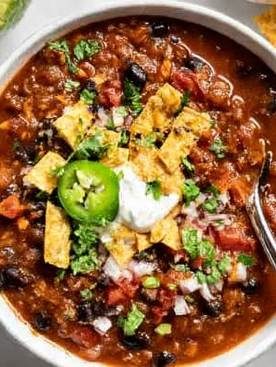 Vegan Black Bean Chili