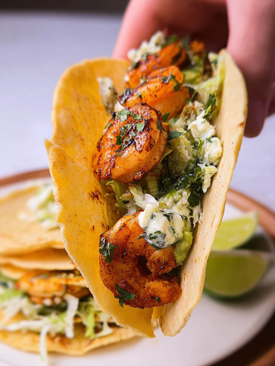 Cilantro Lime Shrimp Tacos