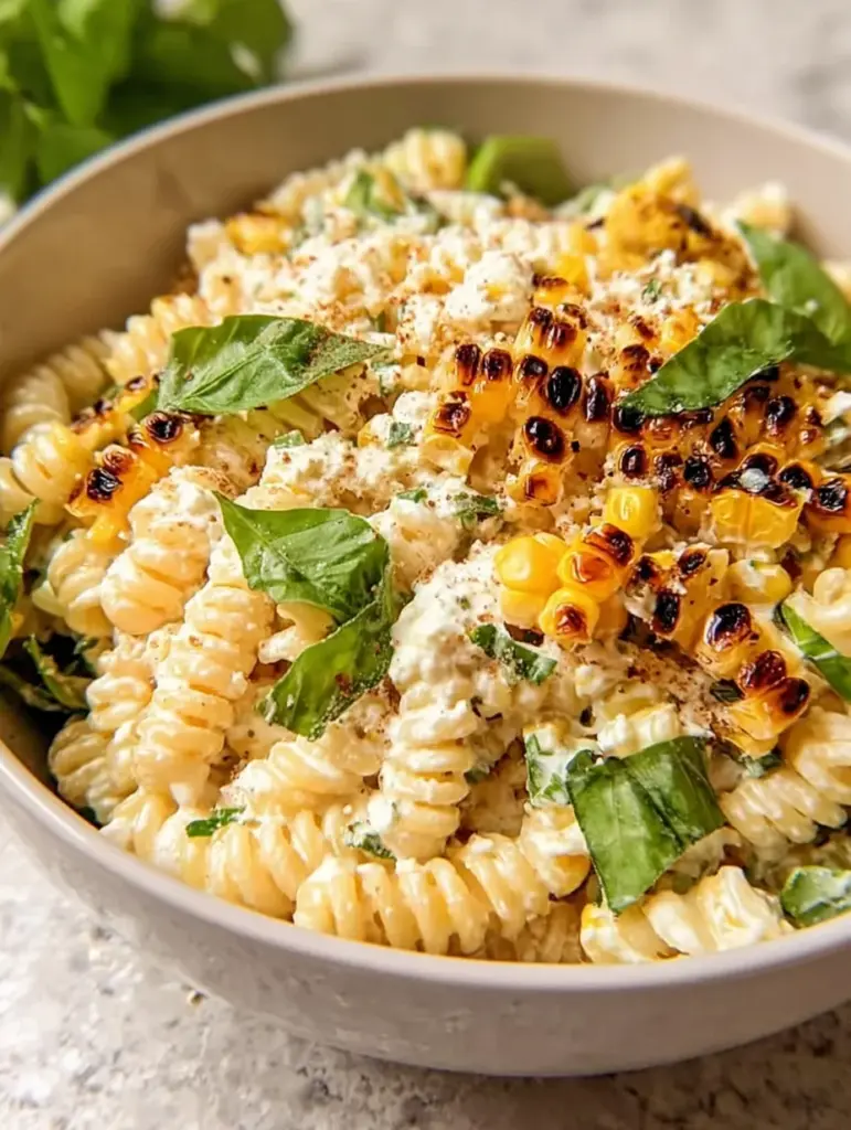 Creamy Street Corn Pasta Salad