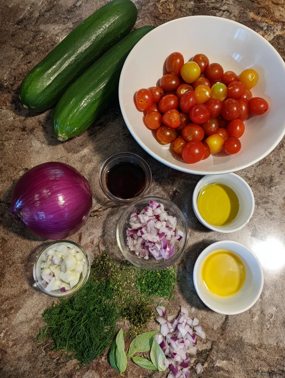 Cucumber Tomato Salad